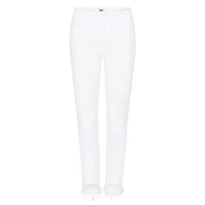 PAIGE Arched Hem Verdugo Crop in Crisp White